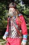 Our Viking Baldric shown with Scale of the Saxon Shore and Leather Spangenhelm.