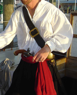 Narrator Matt at the 2005 Pirate Fest in Key West. Photo used by permission.