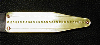 Medieval & Viking Age Belt ~ Hand-worked Londoner Belt tip inspired by a Museum of London Publication.