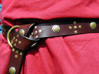 Our Medieval Studded Belt is heavily adorned as seen in numerous Medieval and Renaissance illustrations.