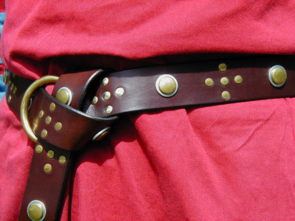 Our Medieval Studded Belt is heavily adorned as seen in numerous Medieval and Renaissance illustrations.