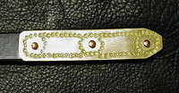 Dublin Viking Medieval & Viking Age Belt ~ Hand-worked Belt tip is inspired by a copper Viking belt tip unearthed at Dublin.