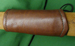 Soft Leather Bracers shown in brown. Extremely comfortable!